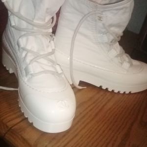 Chanel boots size 7 women's very gently worn $120.00.